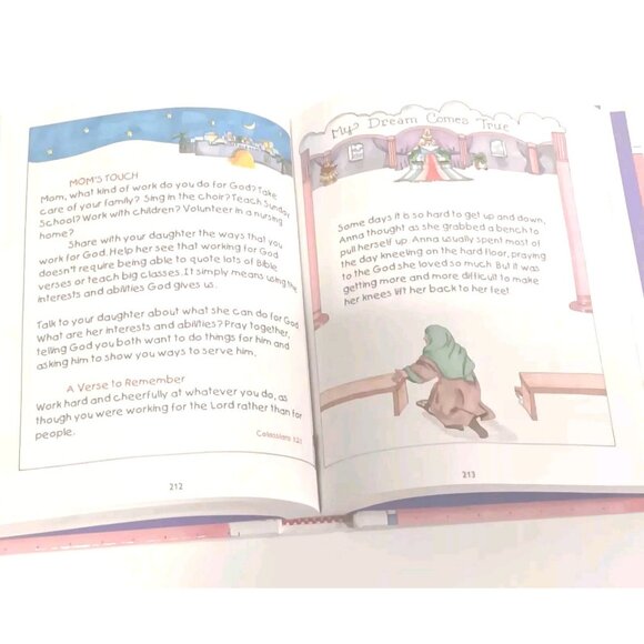 Little Girls Bible Storybook for Mothers and Daughters by Carolyn Larsen, 2006 - Picture 10 of 15